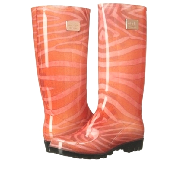 Nicole Miller Sashimi Rainy Day Rain Boots NIB - Picture 4 of 7